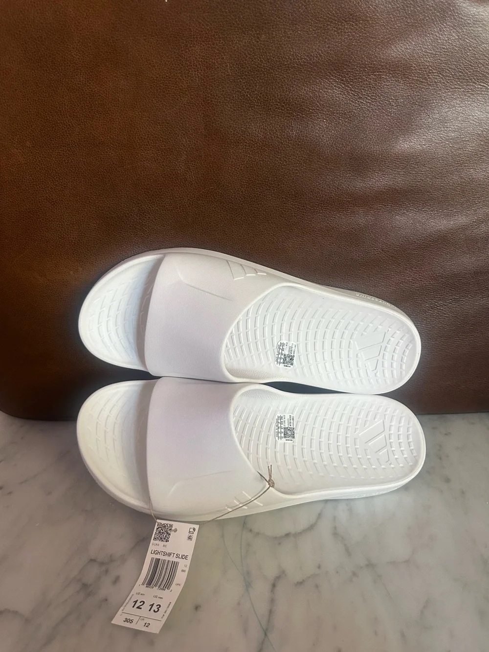 Adidas Lightshift Slide – White – Men’s Size 12